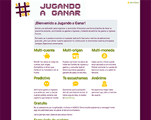 Vista de aplicación Jugandoaganar